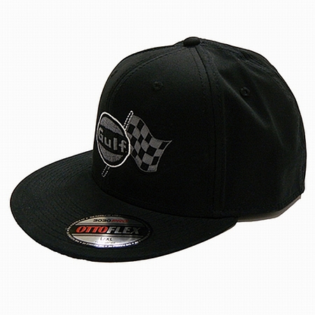 Gulf Racing Team Flat Peak Baseball Cap Black